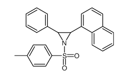 1-(4-methylphenyl)sulfonyl-2-naphthalen-1-yl-3-phenylaziridine Structure