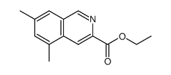 ethyl 5,7-dimethylisoquinoline-3-carboxylate Structure