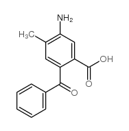 2-benzoyl-4-methyl-5-aminobenzoic acid结构式