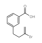 3-(3-BROMO-3-BUTENYL)BENZOIC ACID结构式