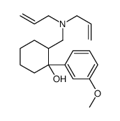 2-Diallylaminomethyl-1-(m-methoxyphenyl)cyclohexanol结构式