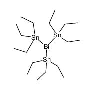 Tris-triethylstannyl-wismut Structure