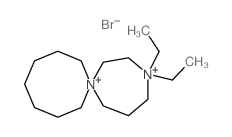 3,3-diethyl-3,7-diazoniaspiro[6.7]tetradecane结构式