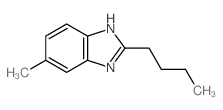 1H-Benzimidazole,2-butyl-6-methyl- structure