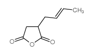 2-丁烯-1-基琥珀酸酐结构式