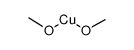 copper(ii) methoxide Structure