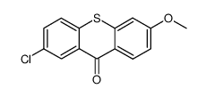 2-chloro-6-methoxy-9H-thioxanthen-9-one结构式