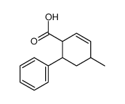 2-Cyclohexene-1-carboxylicacid,4-methyl-6-phenyl-(5CI) Structure