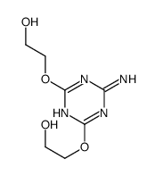 2,2'-[(6-amino-1,3,5-triazine-2,4-diyl)bis(oxy)]bisethanol Structure