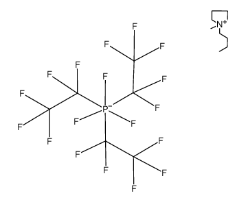 1-Butyl-1-methylpyrrolidinium tris(pentafluoroethyl)trifluorophosphate图片