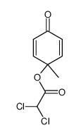 4-dichloroacetoxy-4-methyl-2,5-cyclohexadienone结构式