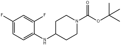 tert-butyl 4-(2,4-difluoroanilino)tetrahydro-1(2H)-pyridinecarboxylate picture