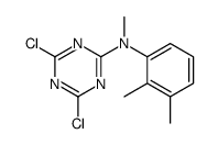 4,6-dichloro-N-(2,3-dimethylphenyl)-N-methyl-1,3,5-triazin-2-amine Structure