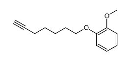 1-hept-6-ynyloxy-2-methoxy-benzene Structure