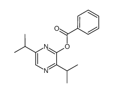 3,6-diisopropylpyrazin-2-yl benzoate Structure