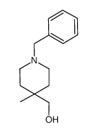 (1-benzyl-4-methylpiperidin-4-yl)methanol Structure