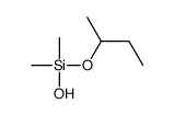 butan-2-yloxy-hydroxy-dimethylsilane Structure