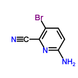 6-Amino-3-bromo-2-pyridinecarbonitrile structure