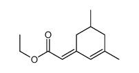 ethyl 2-(3,5-dimethylcyclohex-2-en-1-ylidene)acetate Structure