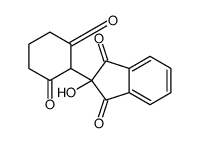 2-(2,6-dioxocyclohexyl)-2-hydroxyindene-1,3-dione Structure