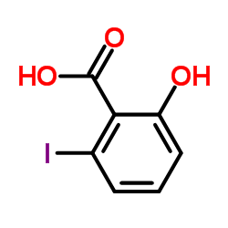 2-Hydroxy-6-iodobenzoic acid结构式