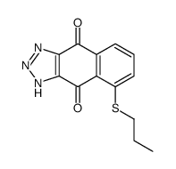 5-propylsulfanyl-2H-benzo[f]benzotriazole-4,9-dione结构式