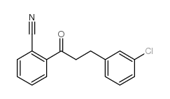 3-(3-CHLOROPHENYL)-2'-CYANOPROPIOPHENONE Structure