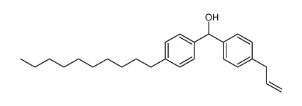 (4-allylphenyl)-(4-decylphenyl)-methanol结构式