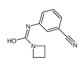 N-(3-cyanophenyl)azetidine-1-carboxamide结构式