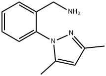 2-(3,5-二甲基-1H-吡唑-1-基)苯基]甲胺结构式