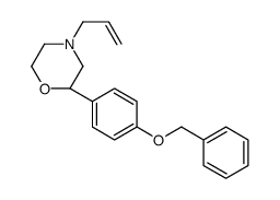 (2S)-2-(4-phenylmethoxyphenyl)-4-prop-2-enylmorpholine Structure