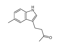 4-(5-methyl-1H-indol-3-yl)butan-2-one结构式