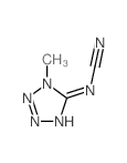 (1-methyltetrazol-5-yl)cyanamide结构式