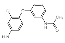 N-[3-(4-Amino-2-chlorophenoxy)phenyl]acetamide Structure