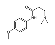 3-(aziridin-1-yl)-N-(4-methoxyphenyl)propanamide Structure