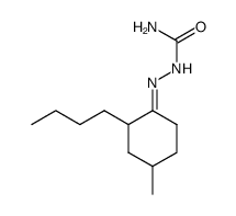 2-butyl-4-methyl-cyclohexanone semicarbazone结构式