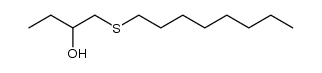 2-hydroxybutyl n-octyl sulfide结构式