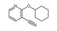 2-环己氧基-烟腈结构式