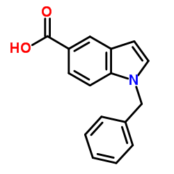 1-Benzyl-1H-indole-5-carboxylic acid structure