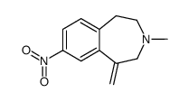 3-methyl-1-methylene-8-nitro-2,3,4,5-tetrahydro-1H-benzo[d]azepine Structure