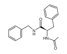 (R)-2-Acetylamino-N-benzyl-3-phenyl-propionamide Structure