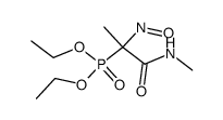 diethyl <1-(methylcarbamoyl)-1-nitrosoethyl>phosphonate结构式