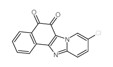 9-Chloro-5,6-dihydro-5,6-dioxo-naphtho[1',2':4,5]-imidazo[1,2-a]pyridine Structure