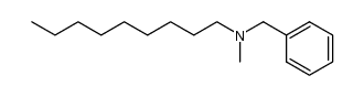 N-benzyl-N-methyl-N-nonylamine结构式