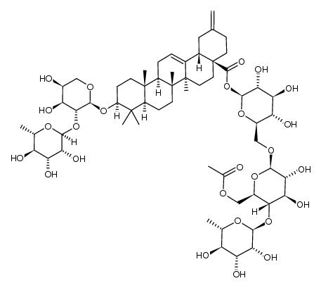 Ciwujianoside C2 structure