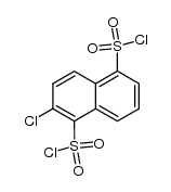 2-chloro-naphthalene-1,5-disulfonyl chloride结构式