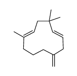 beta-humulene Structure