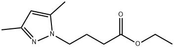 ethyl 4-(3,5-dimethyl-1H-pyrazol-1-yl)butanoate结构式