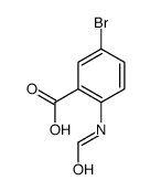 5-Bromo-2-formamidobenzoic acid Structure