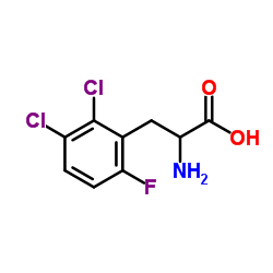 2,3-DICHLORO-6-FLUORO-DL-PHENYLALANINE结构式